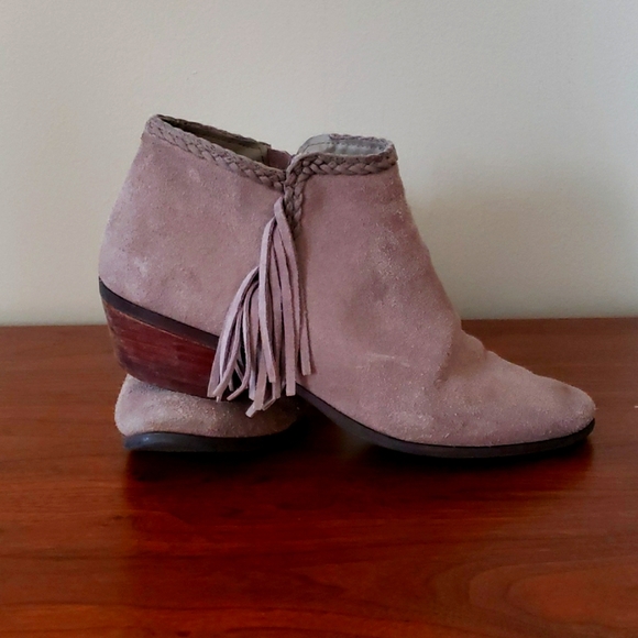 Fringe Suede Booties
